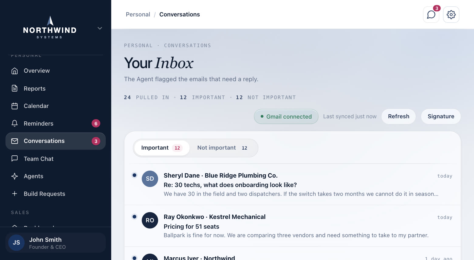 Your inbox, in a demo