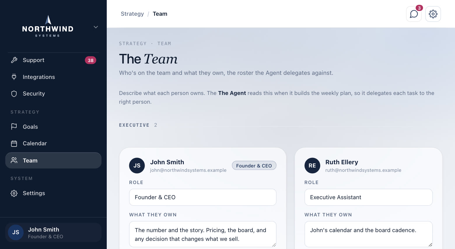Your team, in a demo